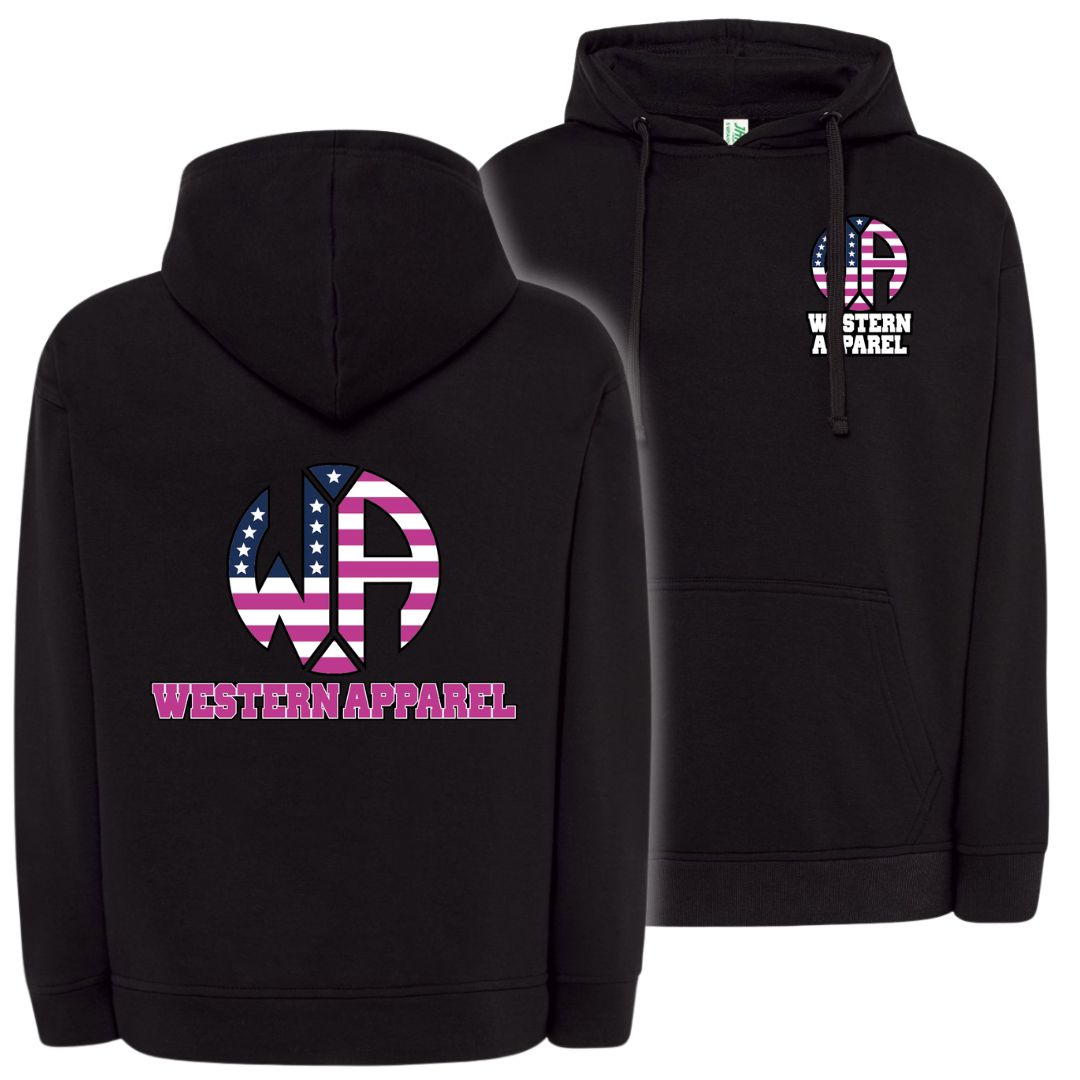 Sweat à Capuche Western Apparel - Logo Cœur et Dos