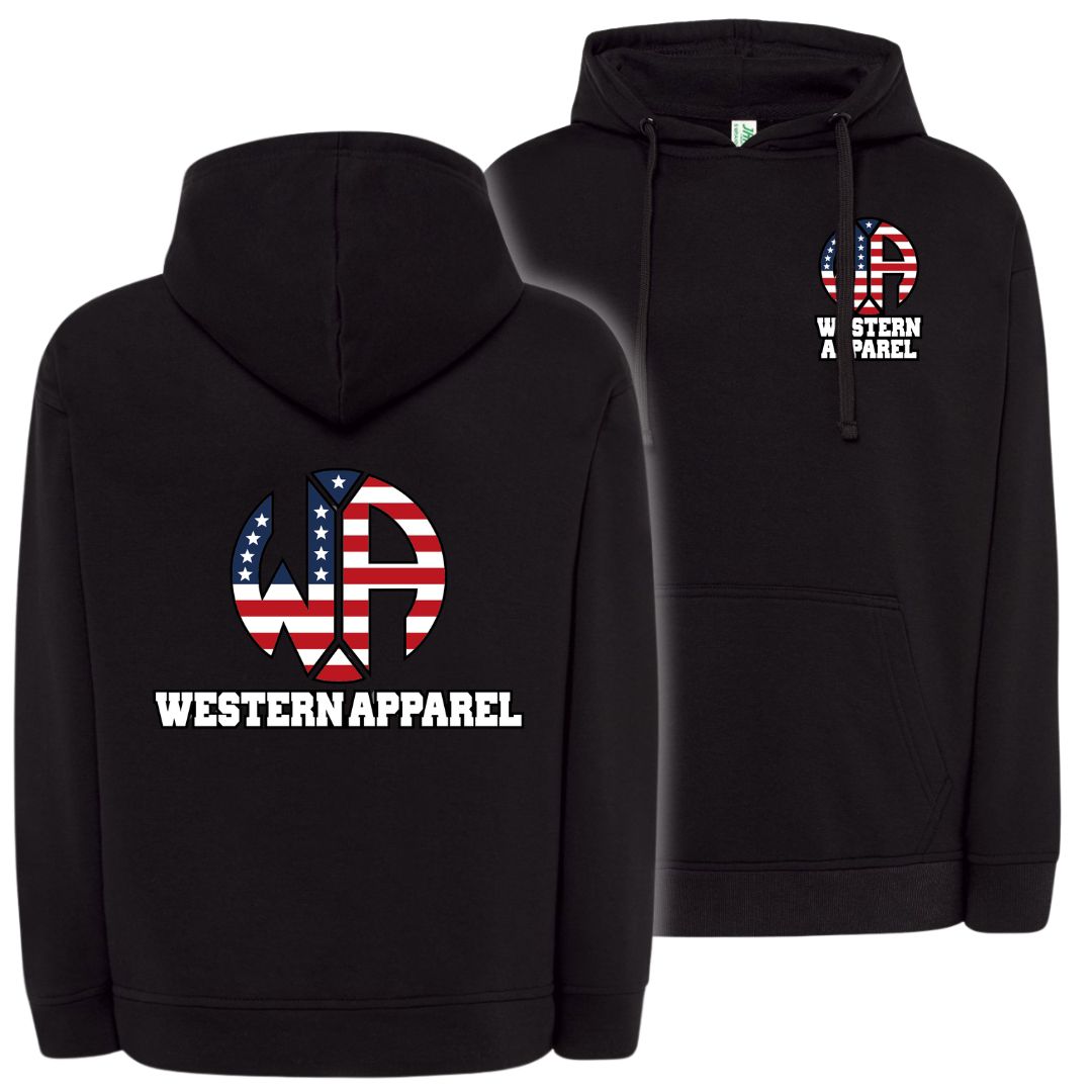 Sweat à Capuche Western Apparel - Logo Cœur et Dos