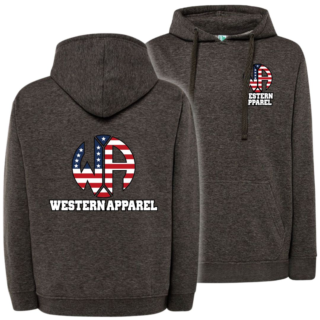 Sweat à Capuche Western Apparel - Logo Cœur et Dos