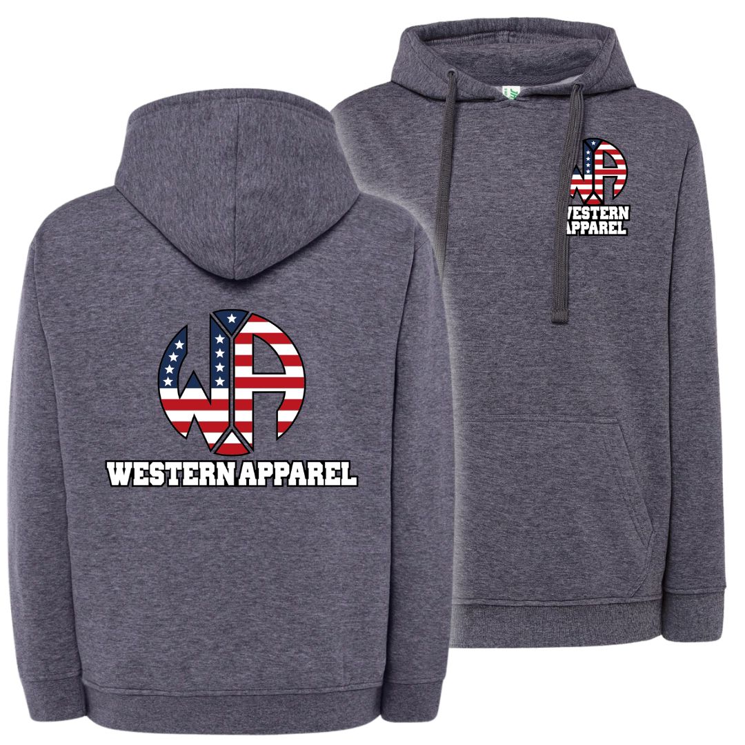 Sweat à Capuche Western Apparel - Logo Cœur et Dos