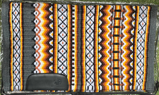 tapis-show-western-laine-merinos-jaune-gris-noir-blanc