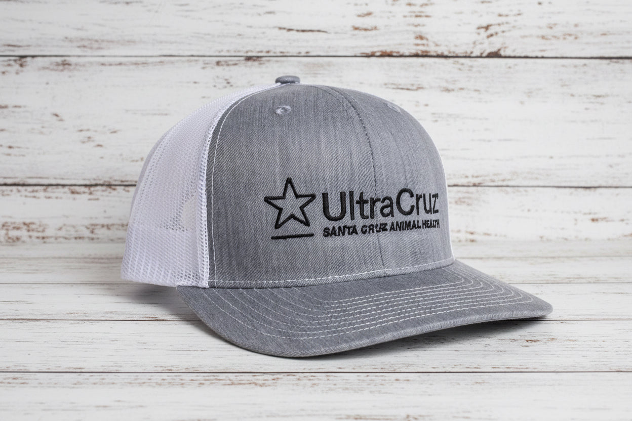 casquette de baseball ultracruz animal health gris anthracite 