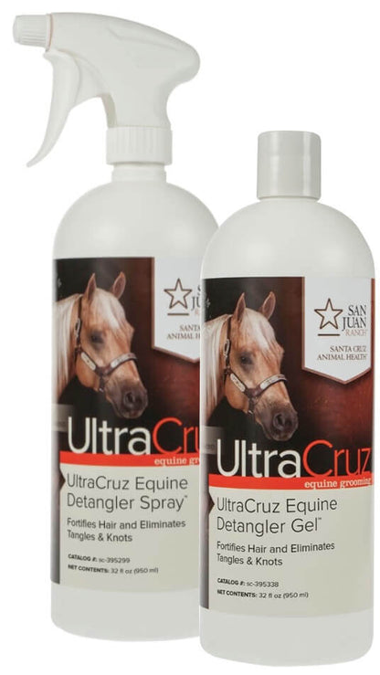 Spray Démêlant pour Chevaux UltraCruz® – Crinière et Queue Douces, Brillantes et Sans Nœuds