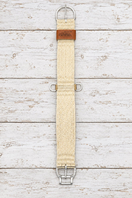 Sangle western Weaver Equine Smart Cinch 27 brins straight en mélange de mohair avec boucle inox Roll Snug